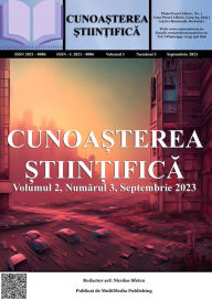 Title: Cunoasterea Stiintifica, Volumul 2, Numarul 3, Septembrie 2023, Author: Nicolae Sfetcu