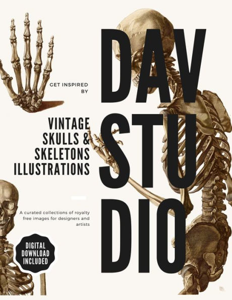 Vintage Skulls & Skeletons Illustrations (DAV Studio)