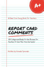 Report Card Comments (Phrasebooks)