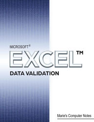 Title: Microsoft Excel Data Validation, Author: Marie Eklof