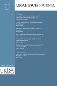 Title: Legal Issues Journal 4(2), Author: United Kingdom Law and Society Association