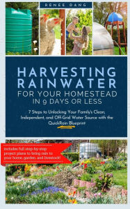 Title: Harvesting Rainwater for Your Homestead in 9 Days or Less: 7 Steps to Unlocking Your Family's Clean, Independent, and Off-Grid Water Source with the QuickRain Blueprint, Author: Renee Dang