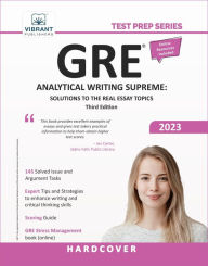 Title: GRE Analytical Writing Supreme: Solutions to the Real Essay Topics (Test Prep Series), Author: Vibrant Publishers