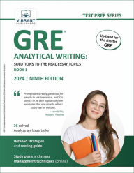 Title: GRE Analytical Writing: Solutions to the Real Essay Topics - Book 1 (Test Prep Series), Author: Vibrant Publishers