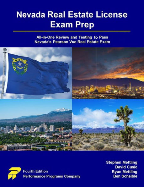 Nevada Real Estate License Exam Prep: All-in-One Review and Testing to Pass Nevada's Pearson Vue Real Estate Exam