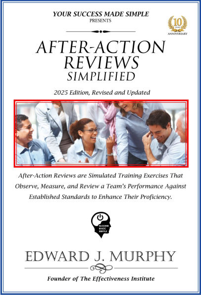 After-Action Reviews Simplified: After-Action Reviews Are Simulated Training Exercises That Observe, Measure, and Review a Team's Performance against Established Standards to Enhance Their Proficiency.