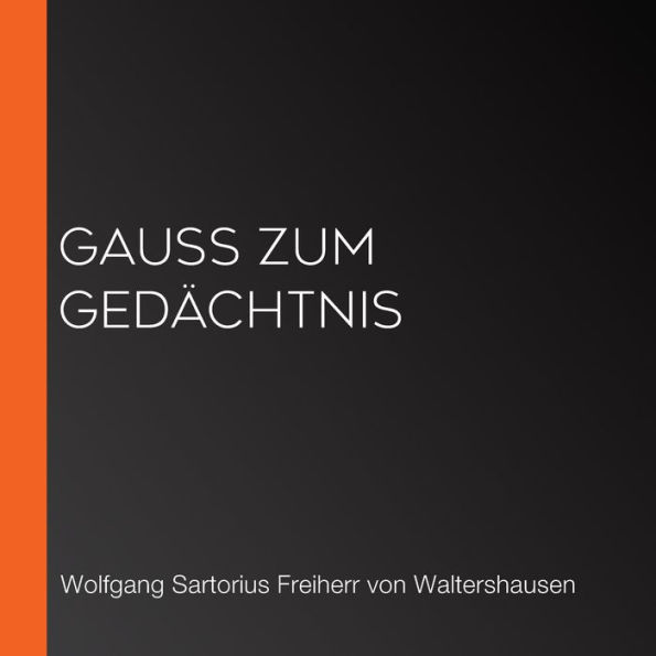 Gauss zum Gedächtnis