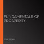 Fundamentals of Prosperity