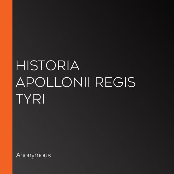 Historia Apollonii Regis Tyri