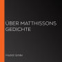 Ã¿ber Matthissons Gedichte