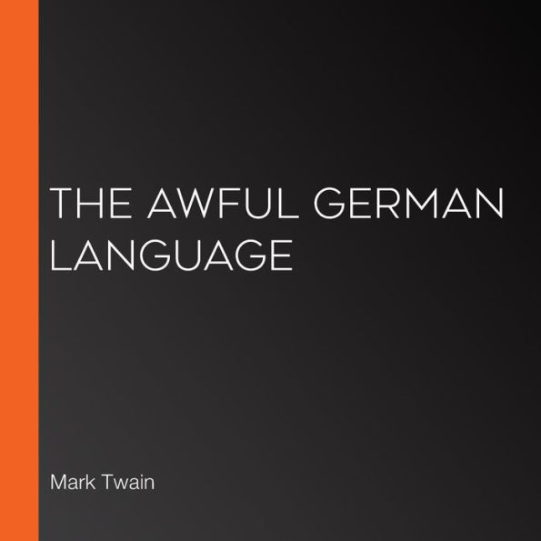 The Awful German Language