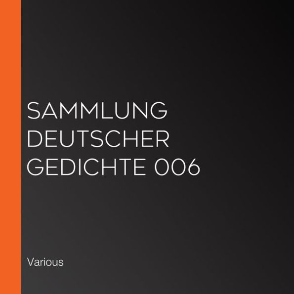 Sammlung deutscher Gedichte 006