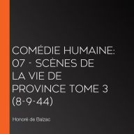 Comédie Humaine: 07 - Scènes de la vie de province tome 3 (8-9-44)