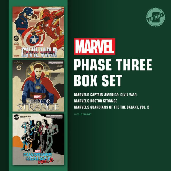 Marvel's Phase Three Box Set: Marvel's Captain America: Civil War Marvel's Doctor Strange Marvel's Guardians of the Galaxy, Vol. 2