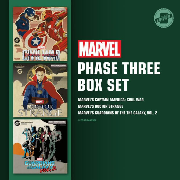 Marvel's Phase Three Box Set: Marvel's Captain America: Civil War; Marvel's Doctor Strange; Marvel's Guardians of the Galaxy, Vol. 2