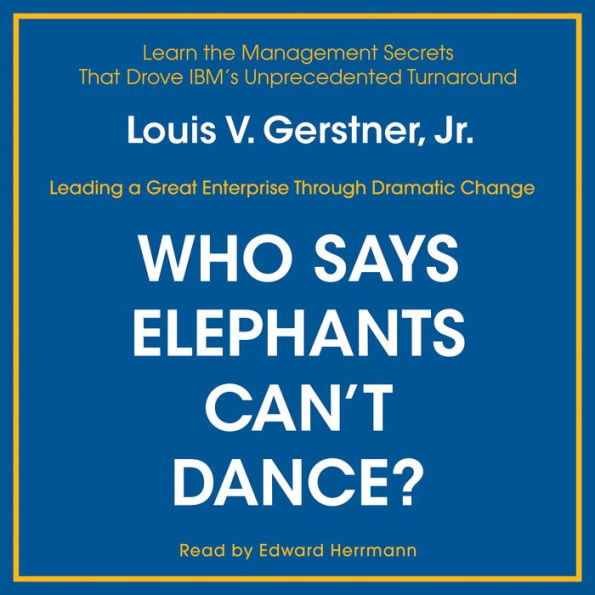 Who Says Elephants Can't Dance?