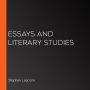 Essays and Literary Studies