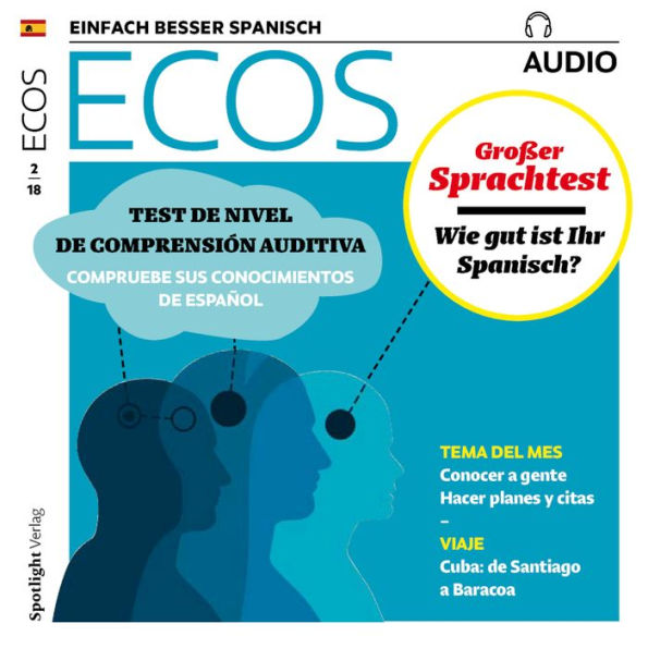 Spanisch lernen Audio - Großer Sprachtest: Wie gut ist Ihr Spanisch?: Ecos Audio 02/18 - Test de nivel de comprensión auditiva (Abridged)