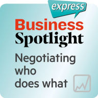 Business Spotlight express Â¿ Kompetenzen Â¿ Die Verteilung von Aufgaben verhandeln: Wortschatz-Training Business-Englisch