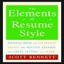 The Elements of Resume Style: Essential Rules for Writing Resumes and Cover Letters That Work