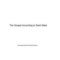 The Gospel According to Saint Mark