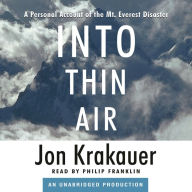 Into Thin Air : A Personal Account of the Mt. Everest Disaster