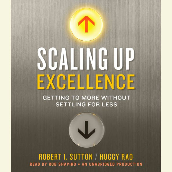 Scaling Up Excellence: Getting to More Without Settling for Less