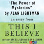 The Power of Mysteries: A 