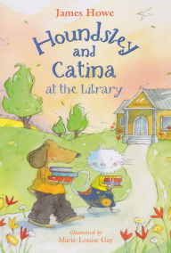 Houndsley and Catina at the Library