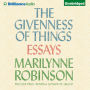 The Givenness of Things: Essays