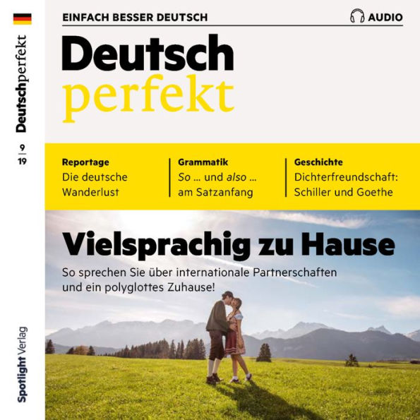 Deutsch lernen Audio - Vielsprachig zu Hause: Deutsch perfekt Audio 09/19 (Abridged)