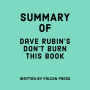 Summary of Dave Rubin's Don't Burn This Book