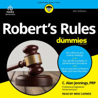 Robert's Rules For Dummies, 4th Edition