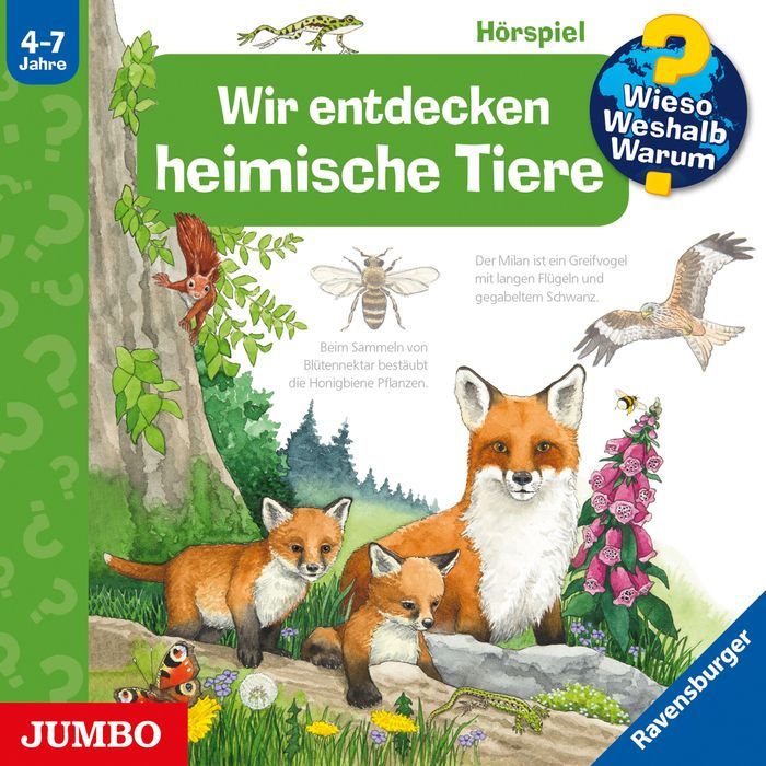 Wir entdecken heimische Tiere [Wieso? Weshalb? Warum? Folge 71] (Abridged)