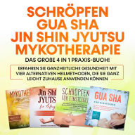 Schröpfen Gua Sha Jin Shin Jyutsu Mykotherapie: Das große 4 in 1 Praxis-Buch! Erfahren Sie ganzheitliche Gesundheit mit vier alternativen Heilmethoden, die Sie ganz leicht zuhause anwenden können