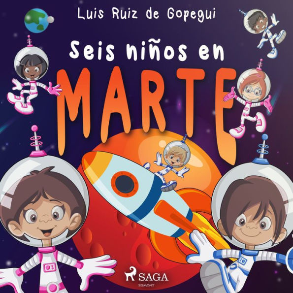 Seis niños en Marte