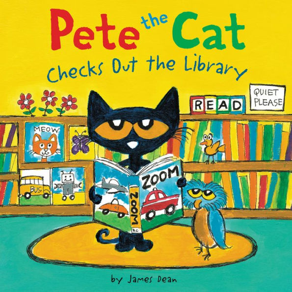 Pete the Cat Checks Out the Library