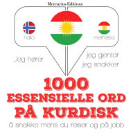1000 essensielle ord på kurdisk: Jeg hører, jeg gjentar, jeg snakker
