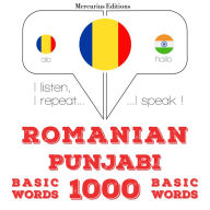 Punjabi - Romania: 1000 de cuvinte de baz¿: I listen, I repeat, I speak : language learning course