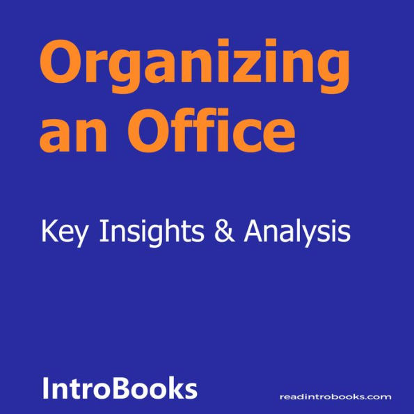 Organizing an Office