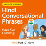 Conversational Phrases Hindi Audiobook: Level 1 - Absolute Beginner