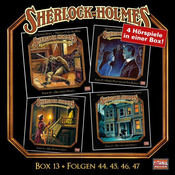 Sherlock Holmes - Die geheimen Fälle des Meisterdetektivs, Box 13: Folgen 44, 45, 46, 47