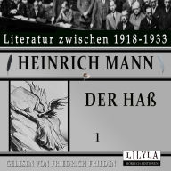 Der Haß 1: Bekenntnis zum Übernationalen und Ablauf eines Zeitalters, Unfall einer Republik, Unbeliebte Tatsachen.