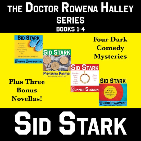The Doctor Rowena Halley Series Books 1-4: Four Dark Comedy Mysteries