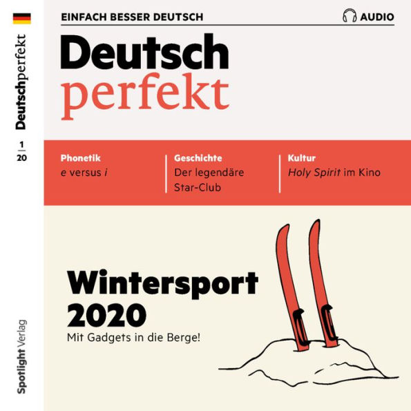 Deutsch lernen Audio - Wintersport 2020: Deutsch perfekt Audio 01/20 (Abridged)