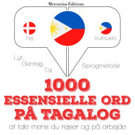 1000 essentielle ord i Tagalog: Lyt, gentag, tal: sprogmetode