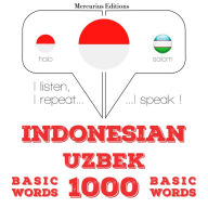 1000 kata penting dalam Uzbek: I listen, I repeat, I speak : language learning course