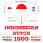 1000 kata-kata penting di Belanda: I listen, I repeat, I speak : language learning course