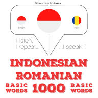 1000 kata-kata penting di Rumania: I listen, I repeat, I speak : language learning course