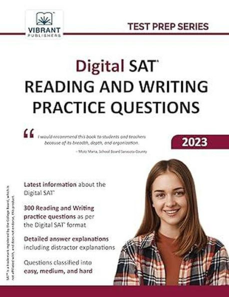 Digital SAT Reading and Writing Practice Questions (Test Prep Series)